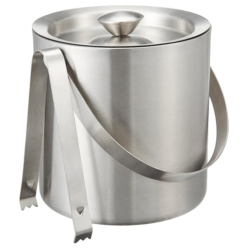 Ice Bucket With Tong 1,5L S/S �16Cm H16,5Cm