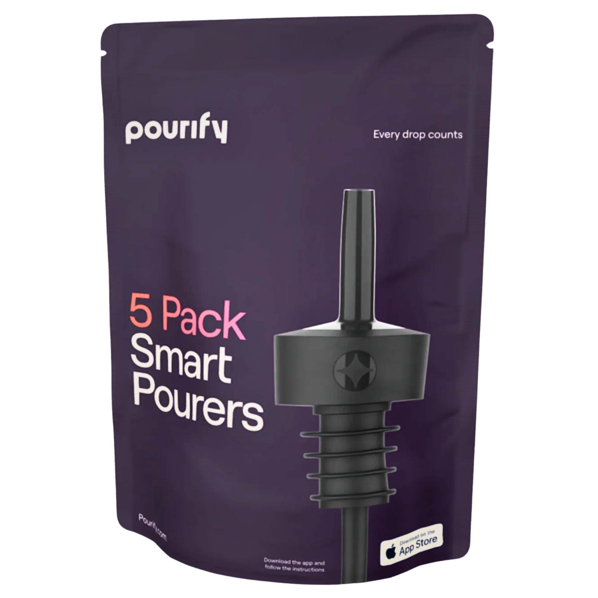 Pourify 5Pck Smart Pourers