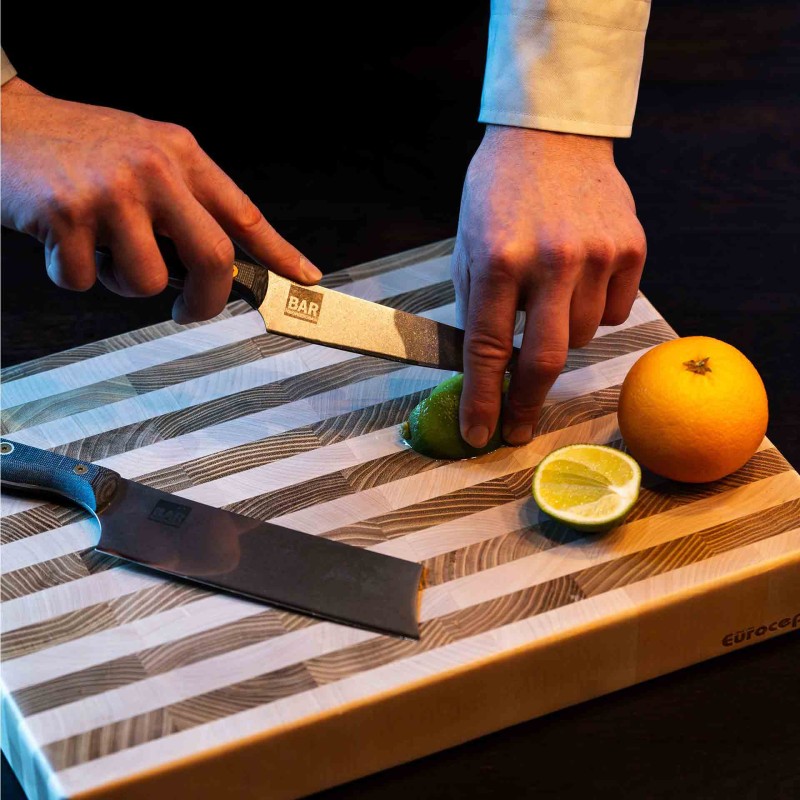 Cutting Board Bicolour Wood 40X30X5Cm