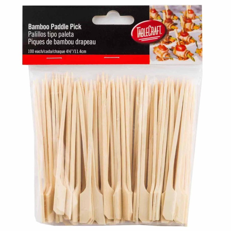 Bamboo 11,5Cm Paddle Picks (Pck 100)