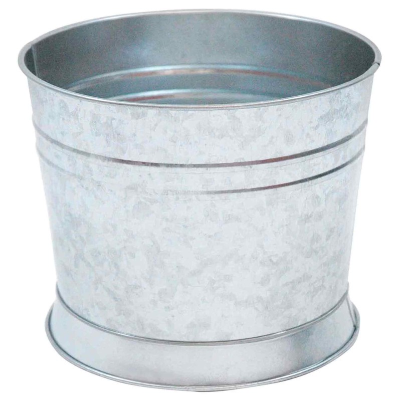 Round Beverage Tub 5,5L Galvanised Steel