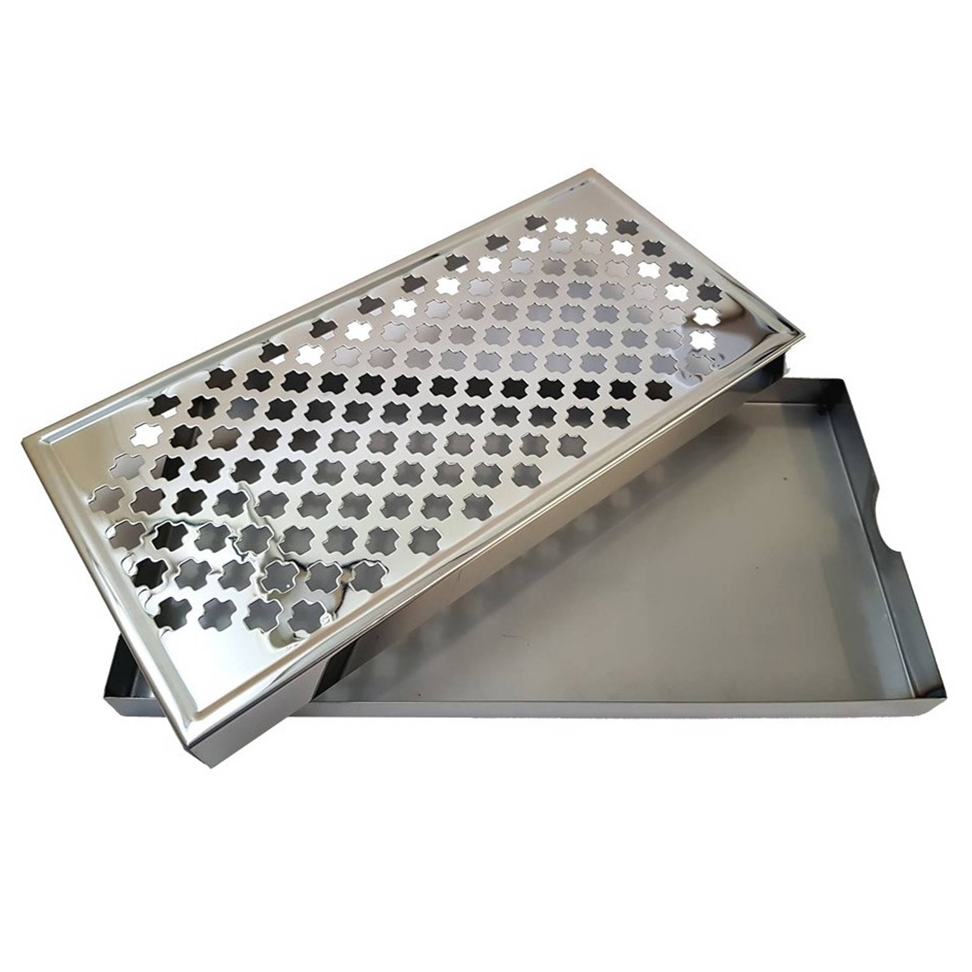 Drip Rectangular Tray 30X15Cm S/S