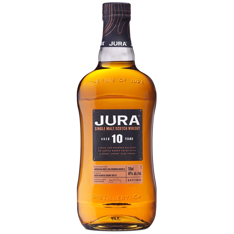 Whisky Malt Jura 10 Anos 70Cl 40%
