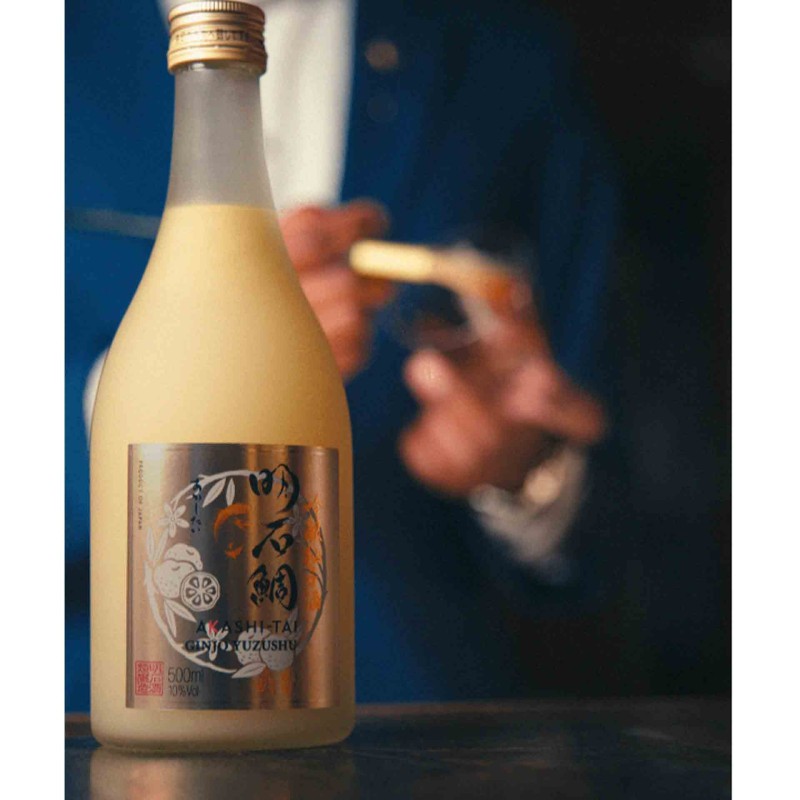 Sake Liqueur Akashi Tai Ginjo Yuzushu 50Cl 10%