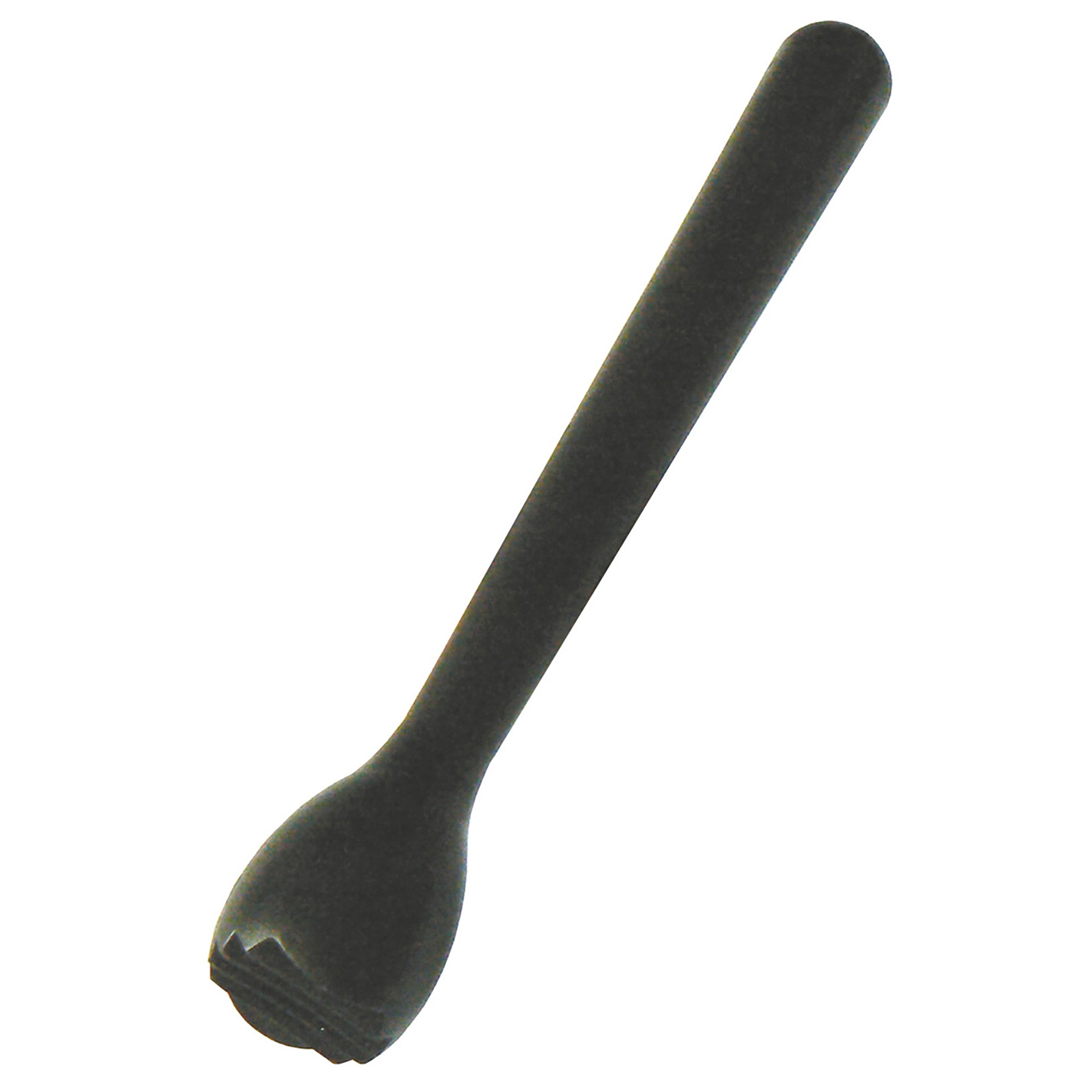 Muddler 21,5Cm Notched Black Plastic