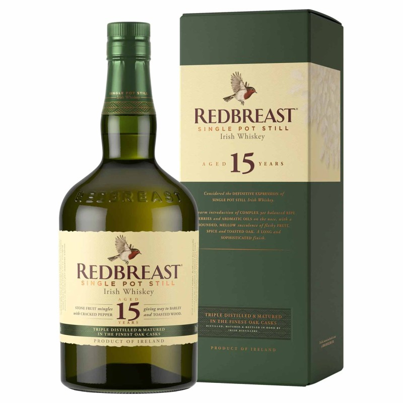 Whisky Redbreast 15Y Pot Still Single Malt 70Cl 46%
