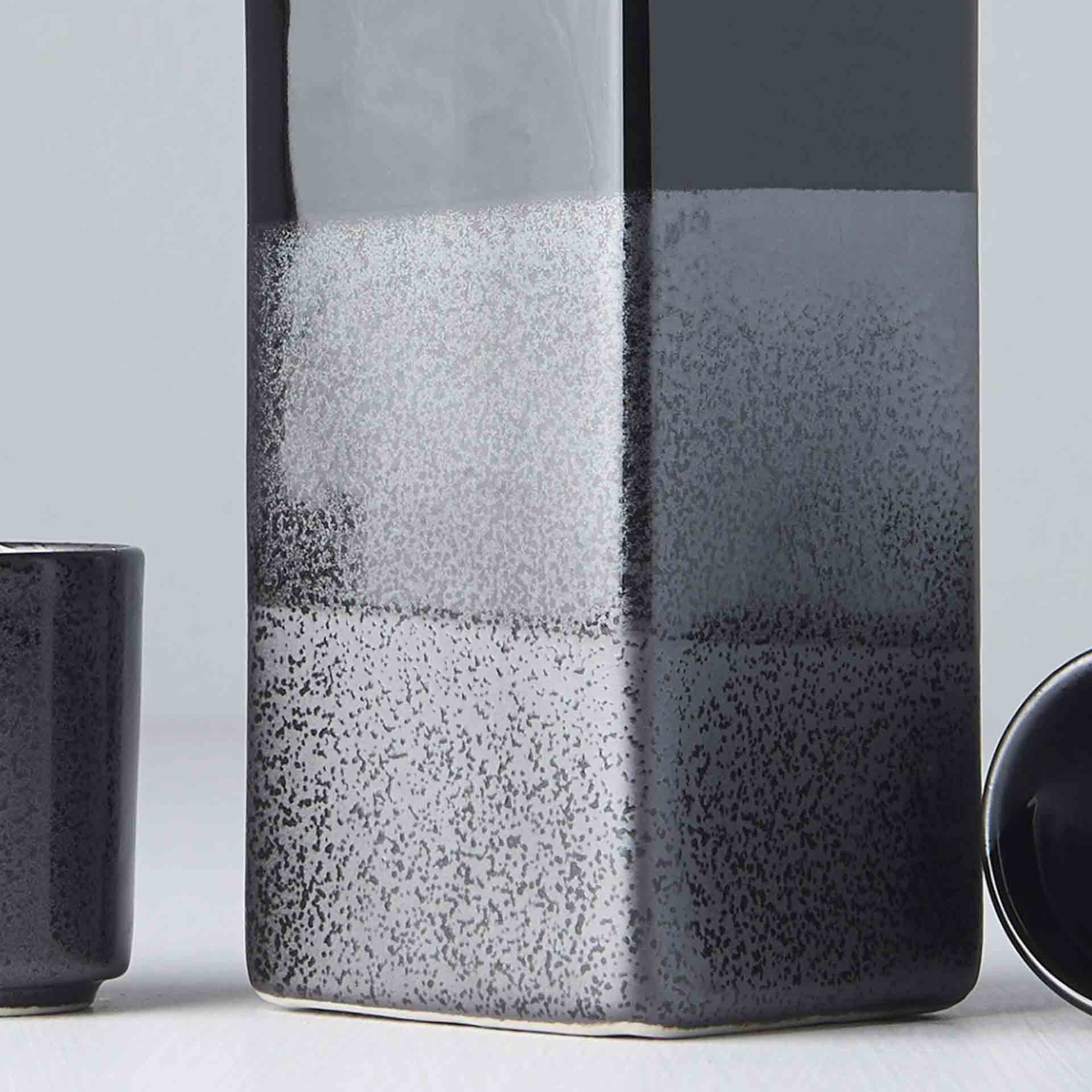 Sake Set Gunmetal 5Pcs