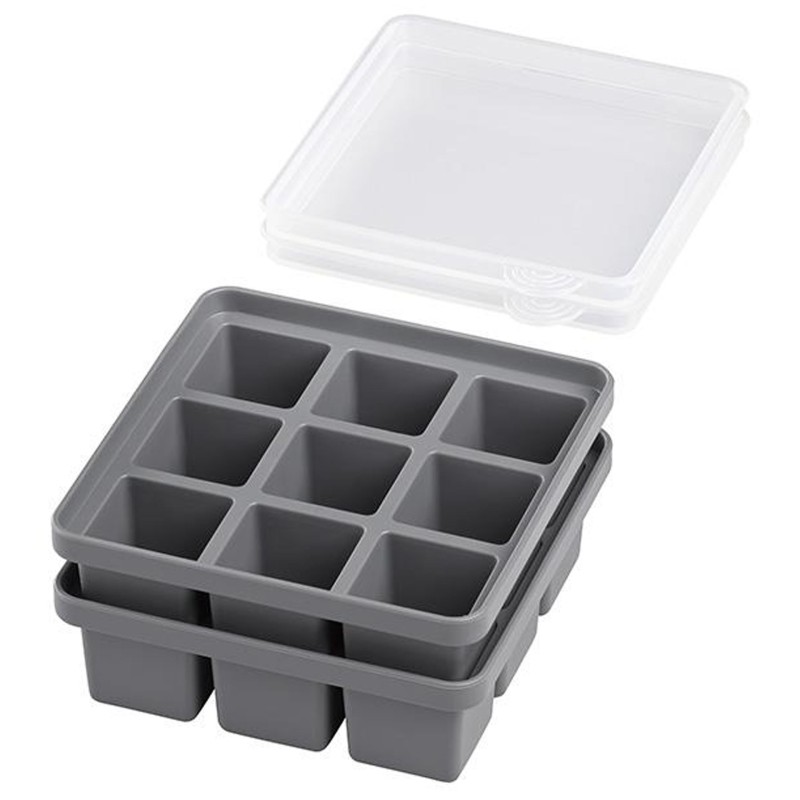 Ice Cube Maker With Lid 2 Pcs