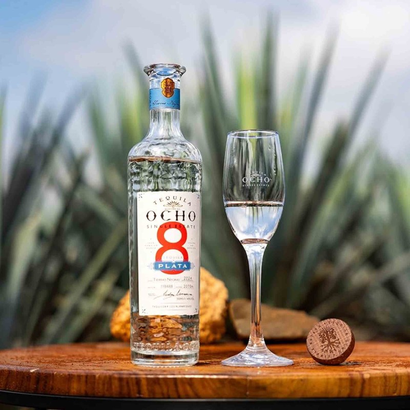Tequila Ocho Blanco Tierras Negras 50Cl 40%