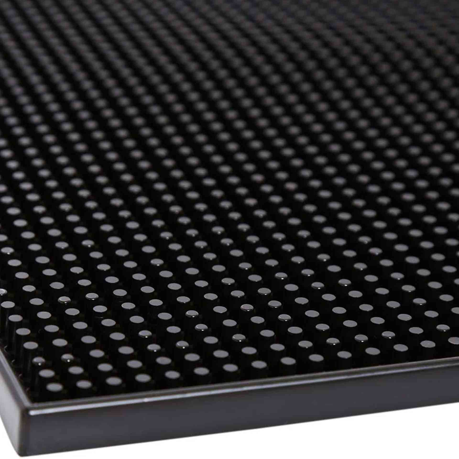 Service Mat Black Non Slip Rubber 40X30X1,5Cm