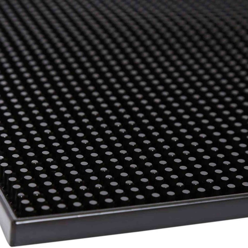 Service Mat Black Non Slip Rubber 40X30X1,5Cm
