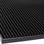 Service Mat Black Non Slip Rubber 40X30X1,5Cm