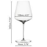 Conjunto 2 Cálices Bordeaux 75Cl Definition