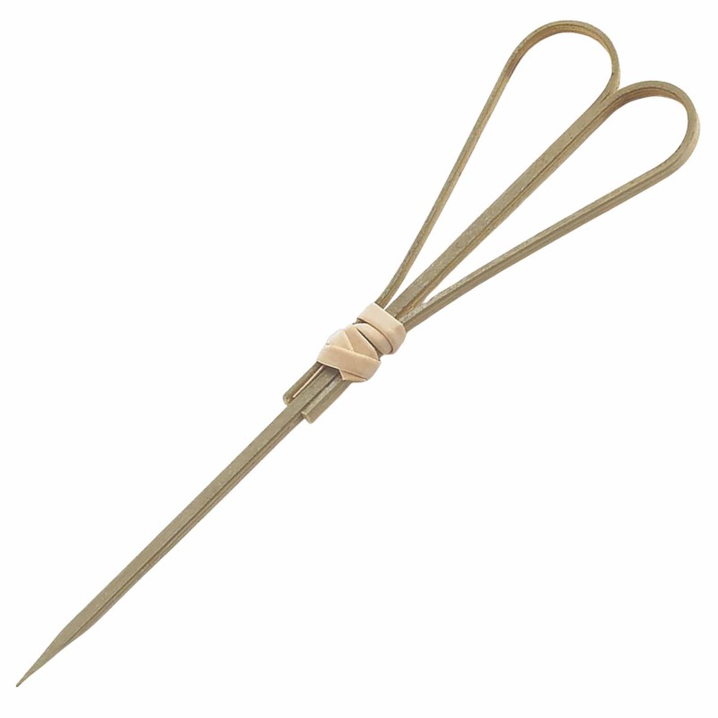 Hearted Looped Bamboo Pick 11,5Cm (Pck 100) Hearted Looped Bamboo Pick 11,5Cm (Pck 100)