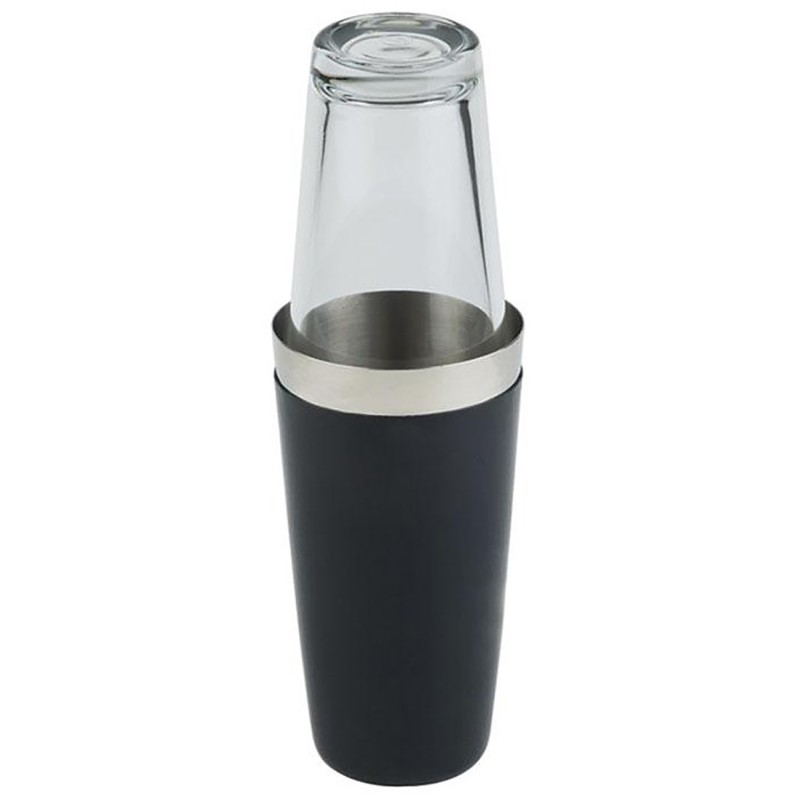 Boston Shaker Rubber Tin 70Cl + Boston Glass 40Cl