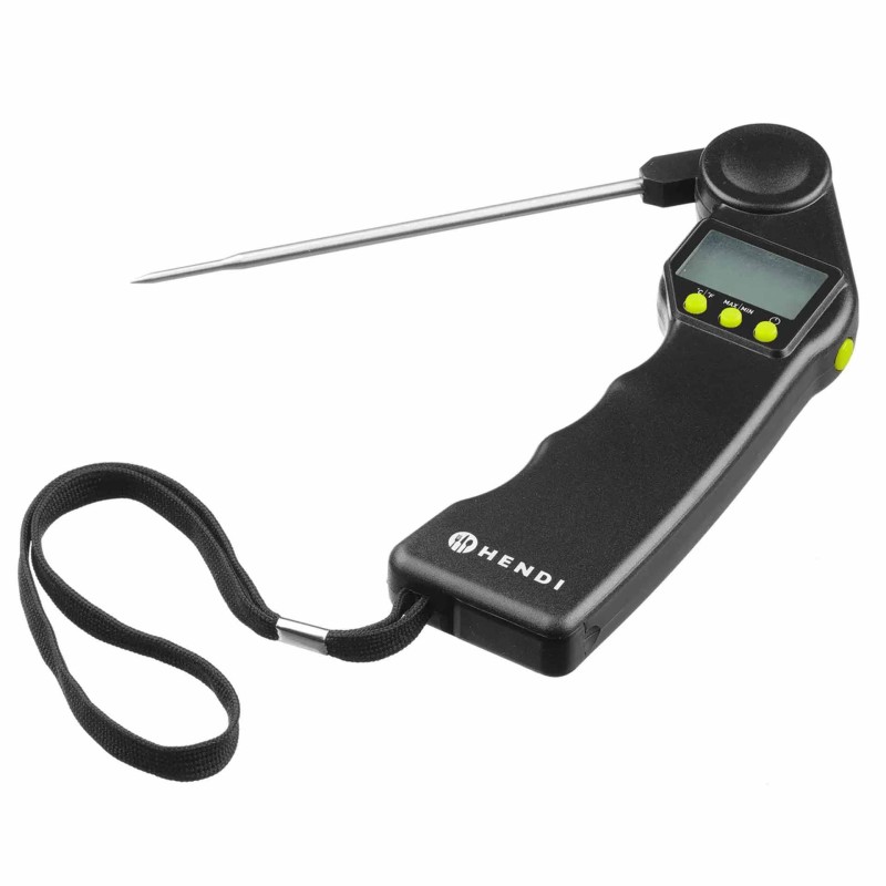 Digital Thermometer With Foldable Probe