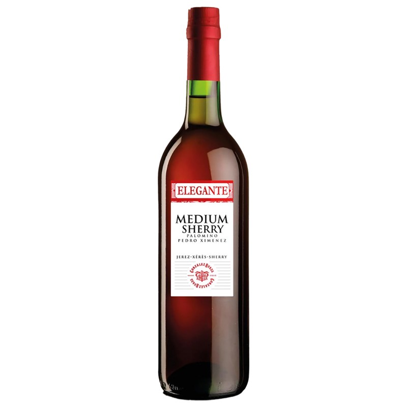 Jerez Medium Palomino Pedro Ximenez Elegante 75Cl 17%
