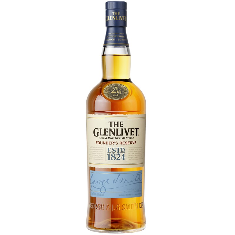 Whisky Single Malt Glenlivet Founders Reserve Esc�cia 70Cl