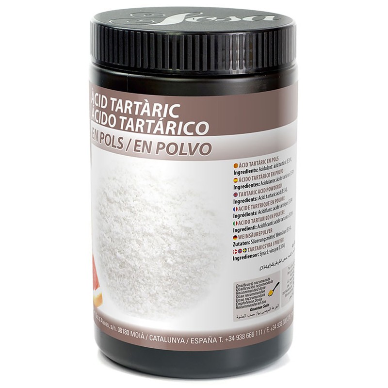 Acido Tartarico Em P� Sosa 900Gr