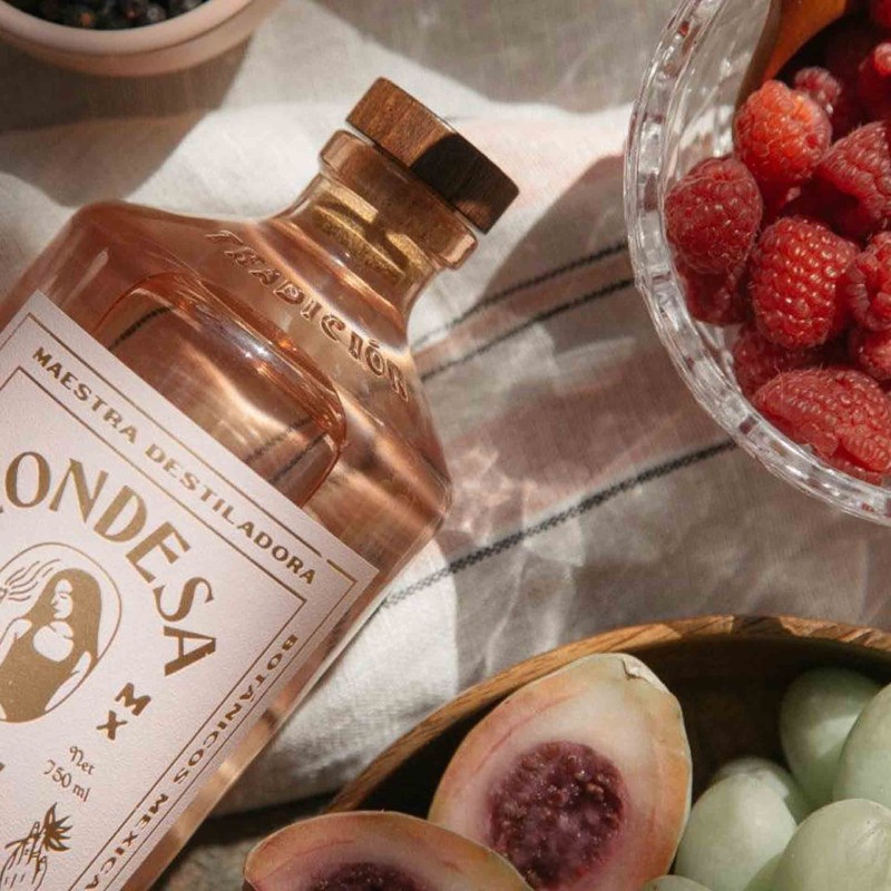 Gin Condesa Prickly Pear And Orange Blossom 70Cl 43%