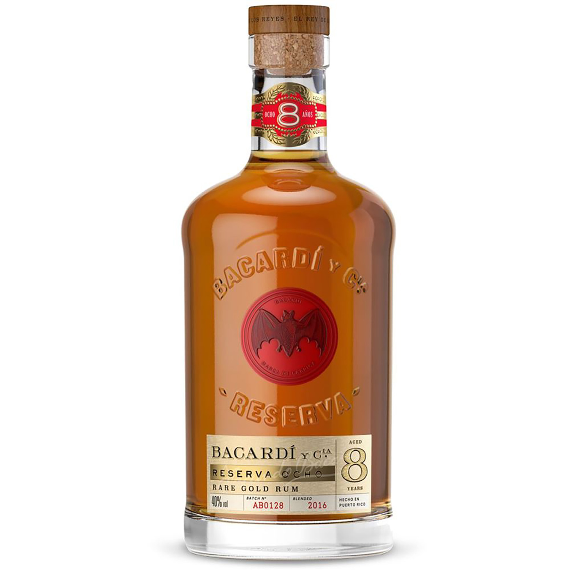 Rum Bacardi 8 Anos 70Cl 40%