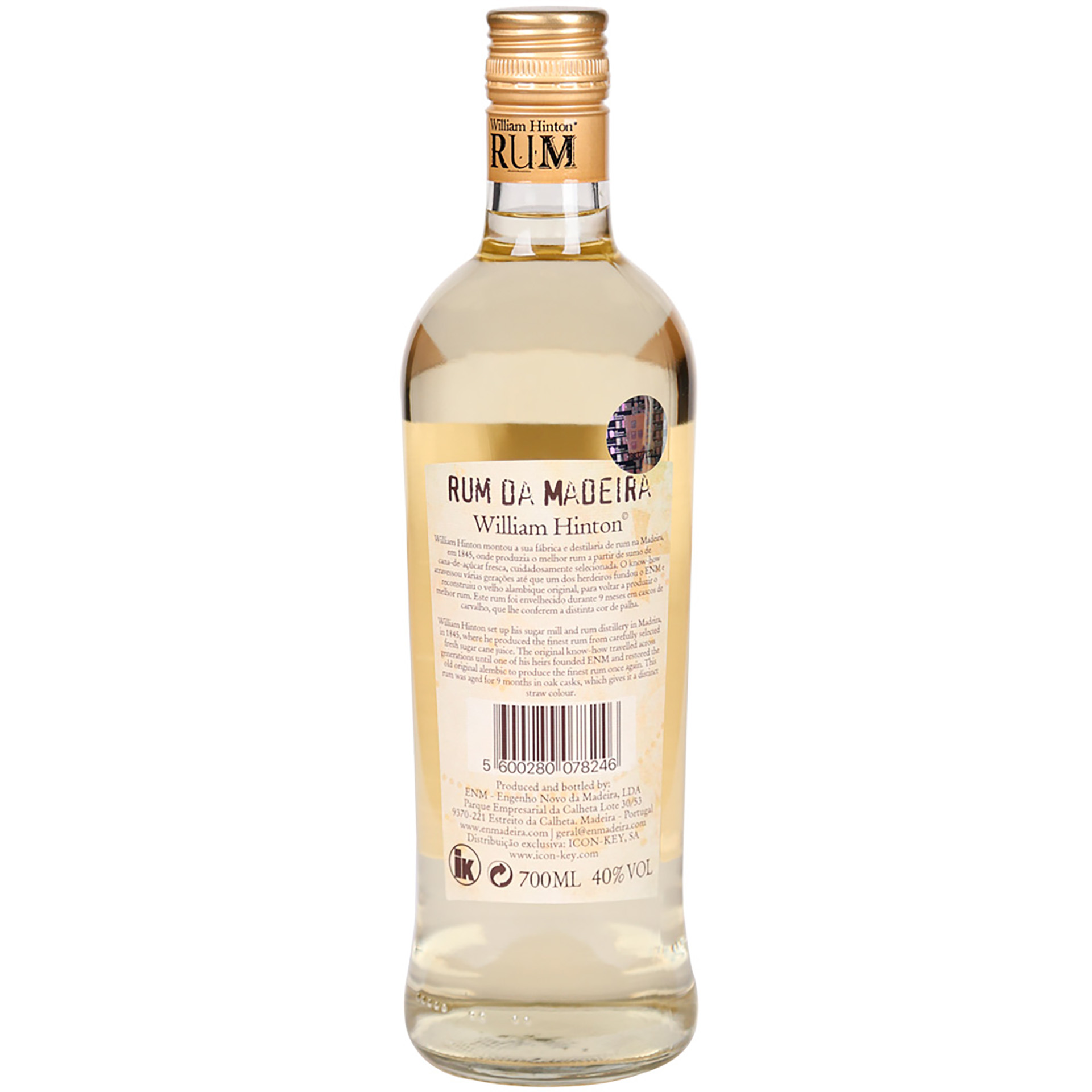 Rum William Hinton 9 Meses 70Cl