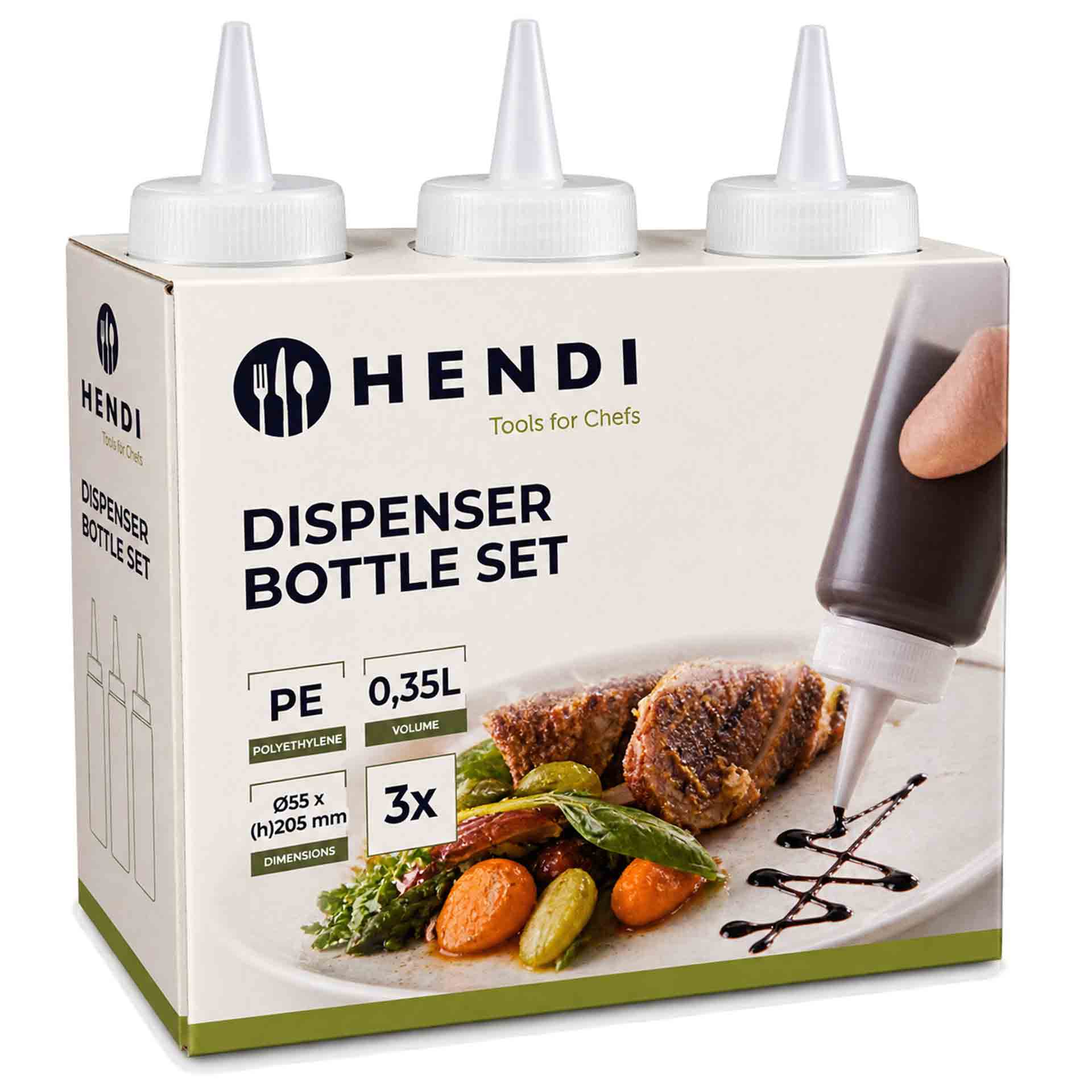 Pack 3 Biberões 350Ml Ø55X205Mm