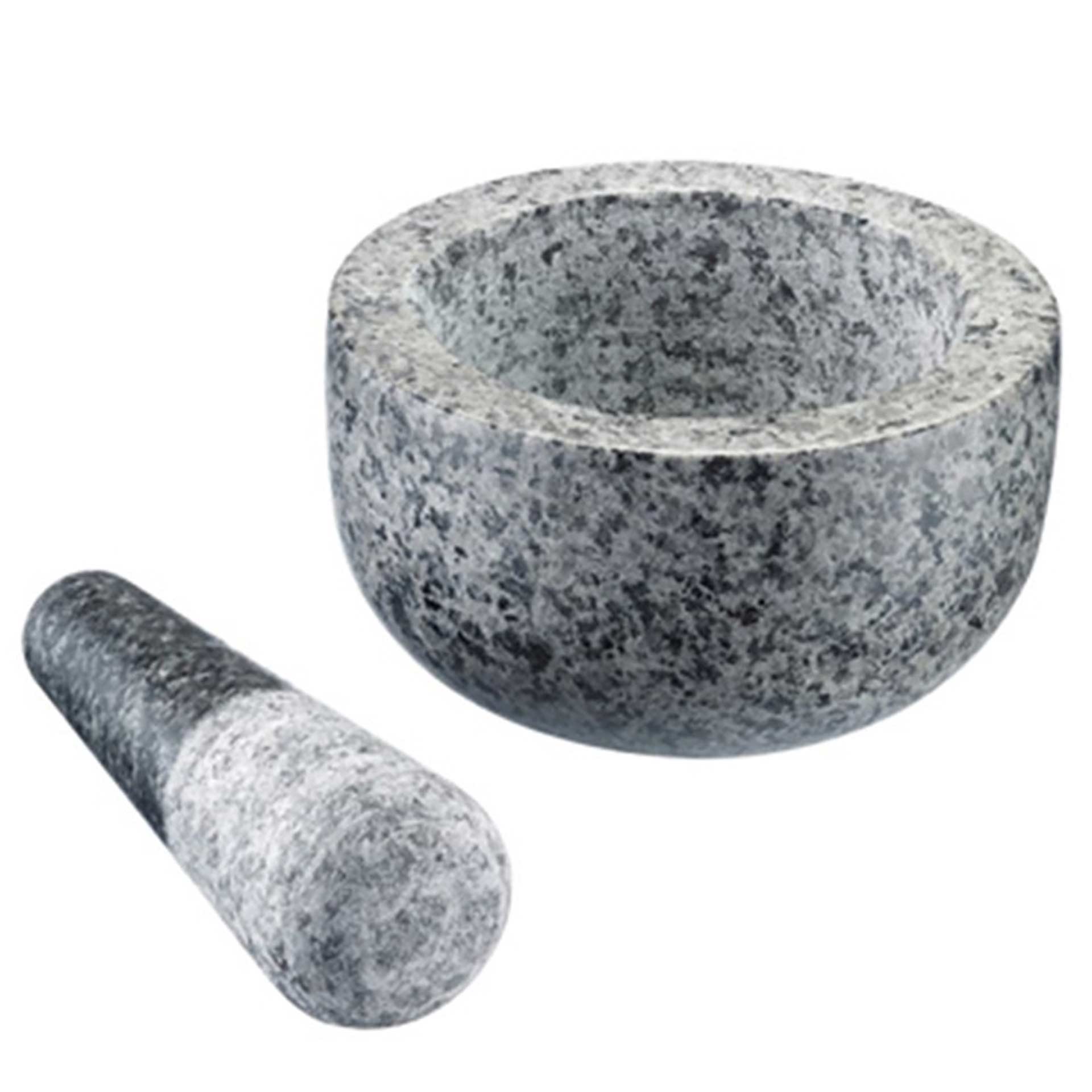 Pilão E Almofariz Granito Natural Ø13,1Cm