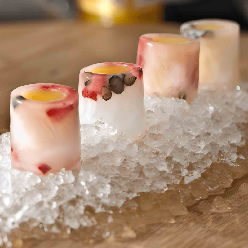 4 Ice Shot Glass Silicon Mould