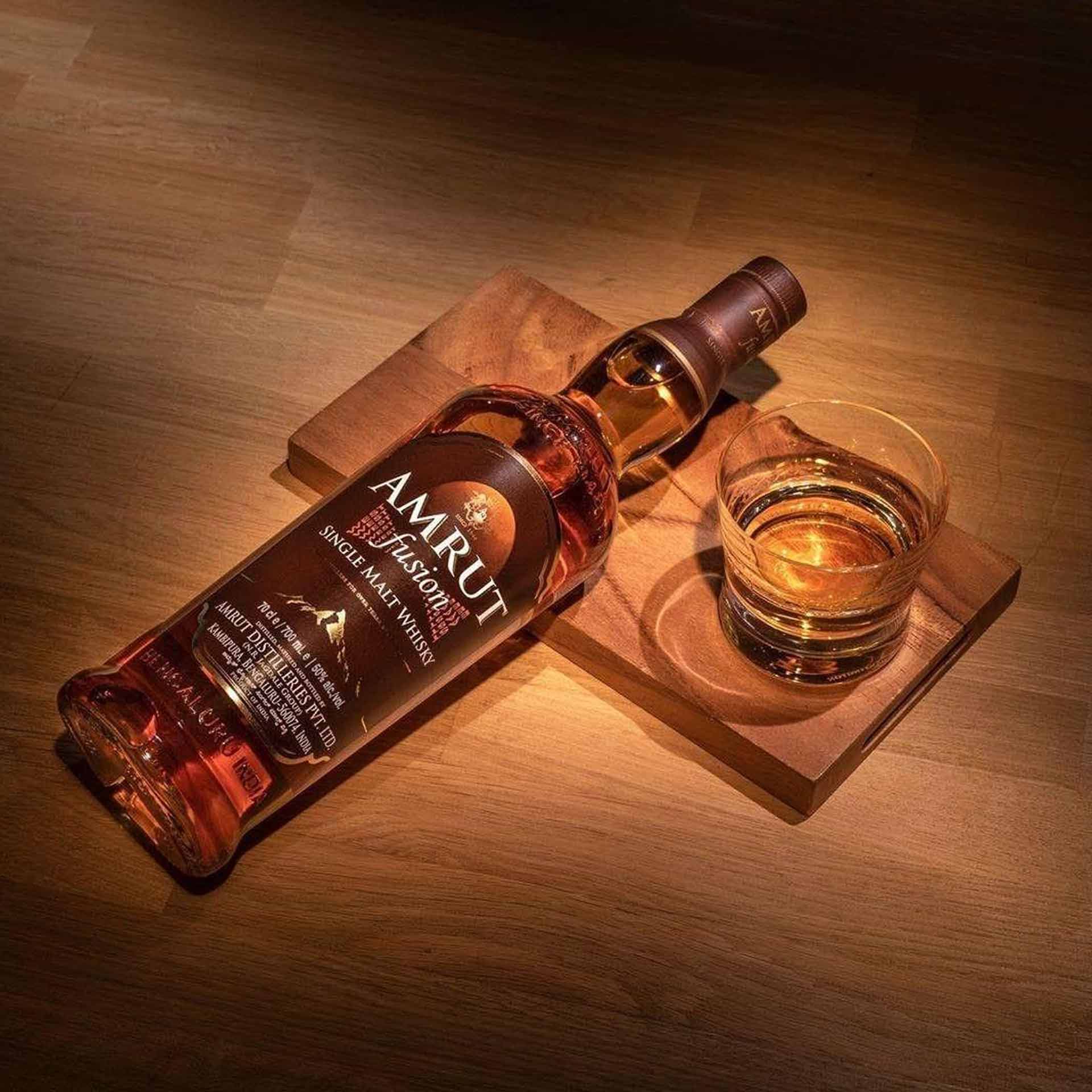 Whisky Single Malt Amrut Fusion 70Cl 50%