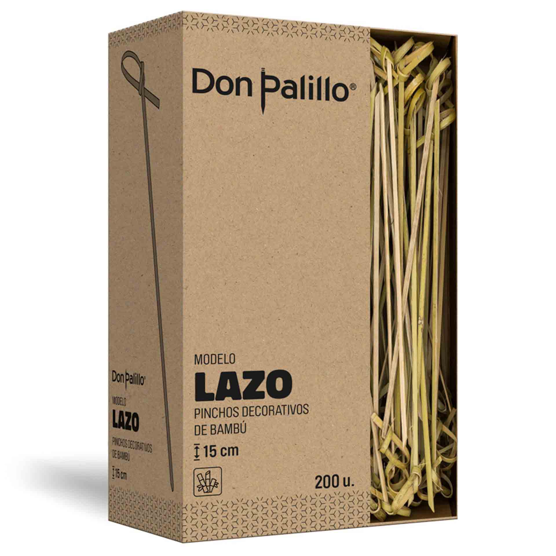 Palito Bamboo Lazo 15Cm (200 Un/ Aprox)