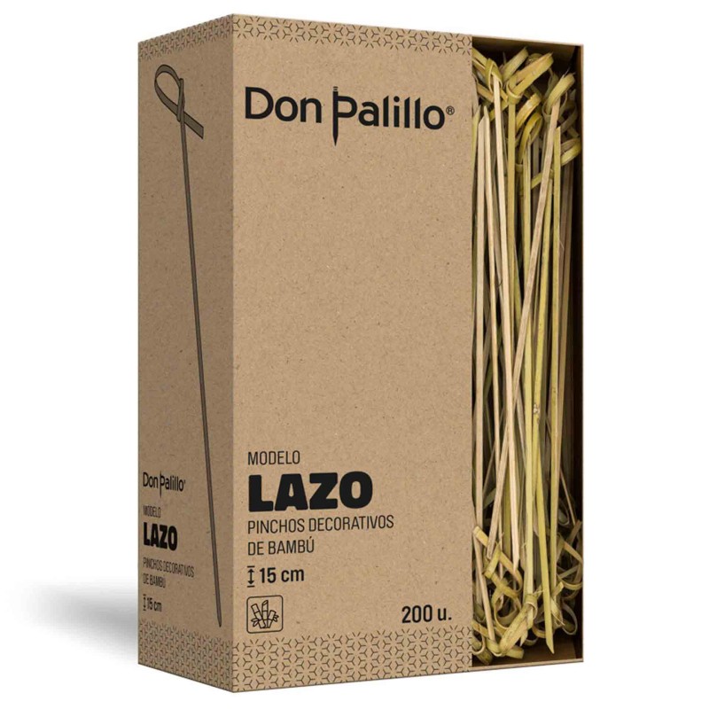 Bamboo Skewer Lazo 15Cm (200 Un/ Aprox)