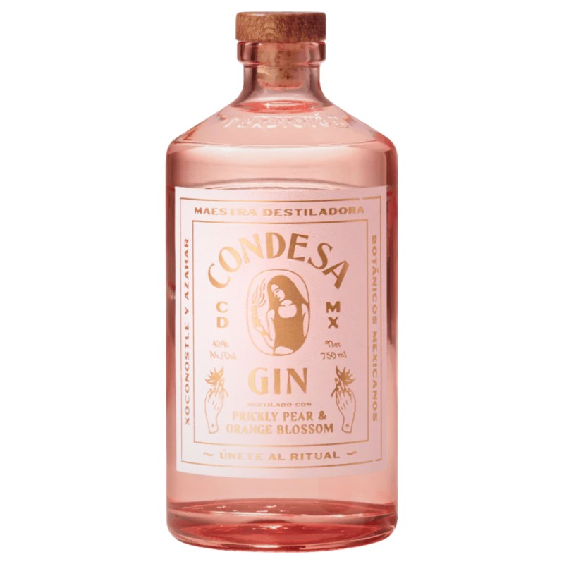 Gin Condesa Prickly Pear And Orange Blossom 70Cl 43%