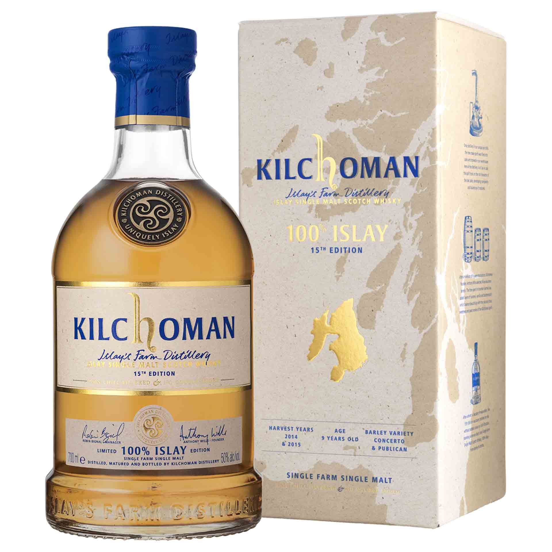 Whisky Kilchoman 100% Islay 70Cl 50%
