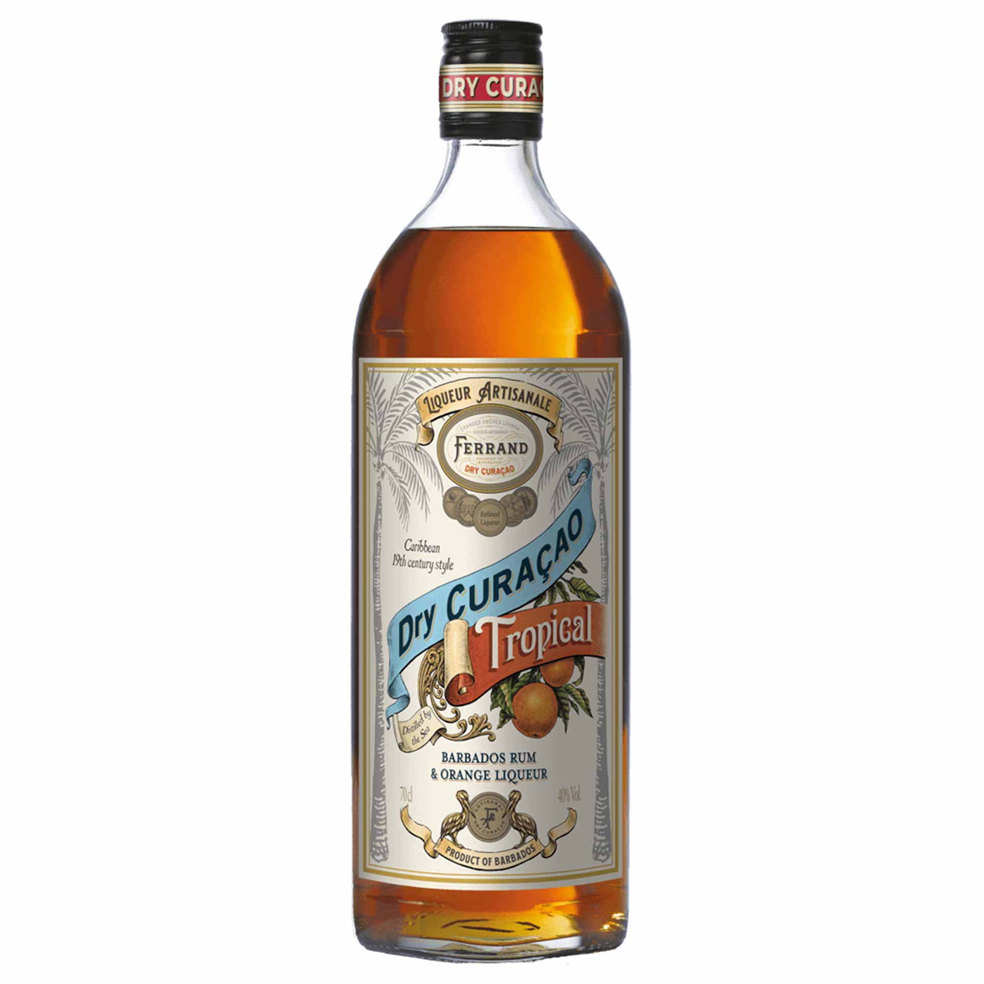 Licor Pierre Ferrand Dry Curaçao Tropical 70Cl 40%