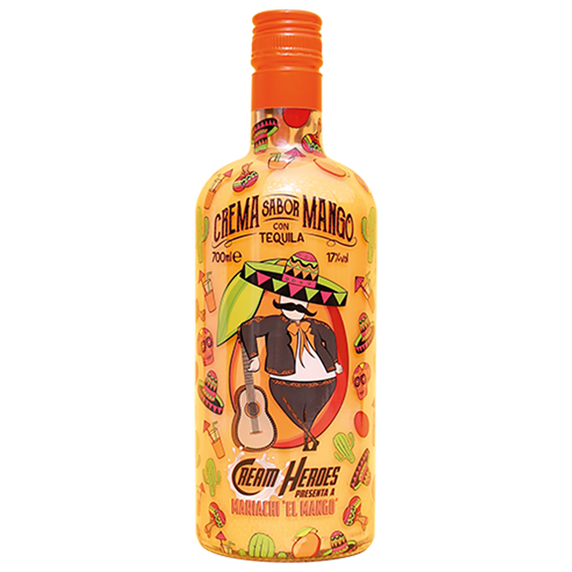 Tequila Cream Heroes Mariachi Mango 70Cl 17%
