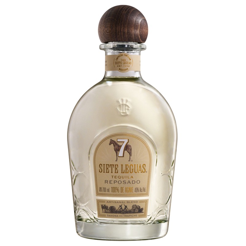Tequila Siete Leguas Reposado 70Cl 38%