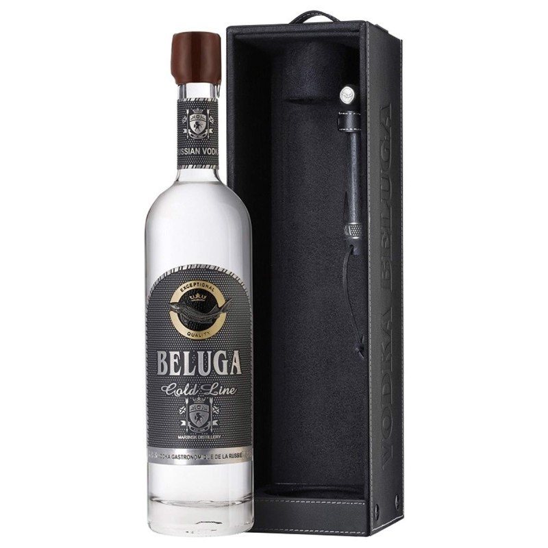 Vodka Beluga Gold Line 70Cl Leather Gift Box