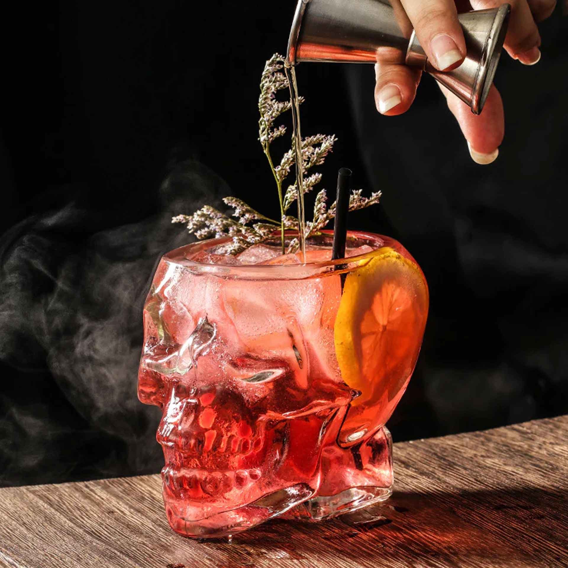 Copo Cocktail Design Caveira 30Cl