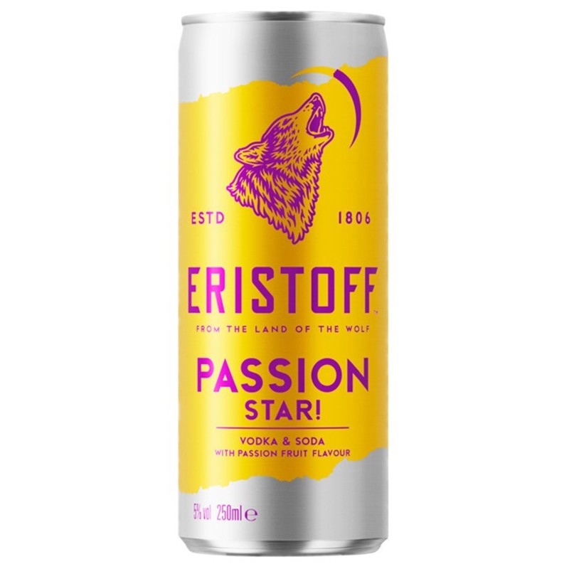 Rtd Eristoff Passion Star 25Cl