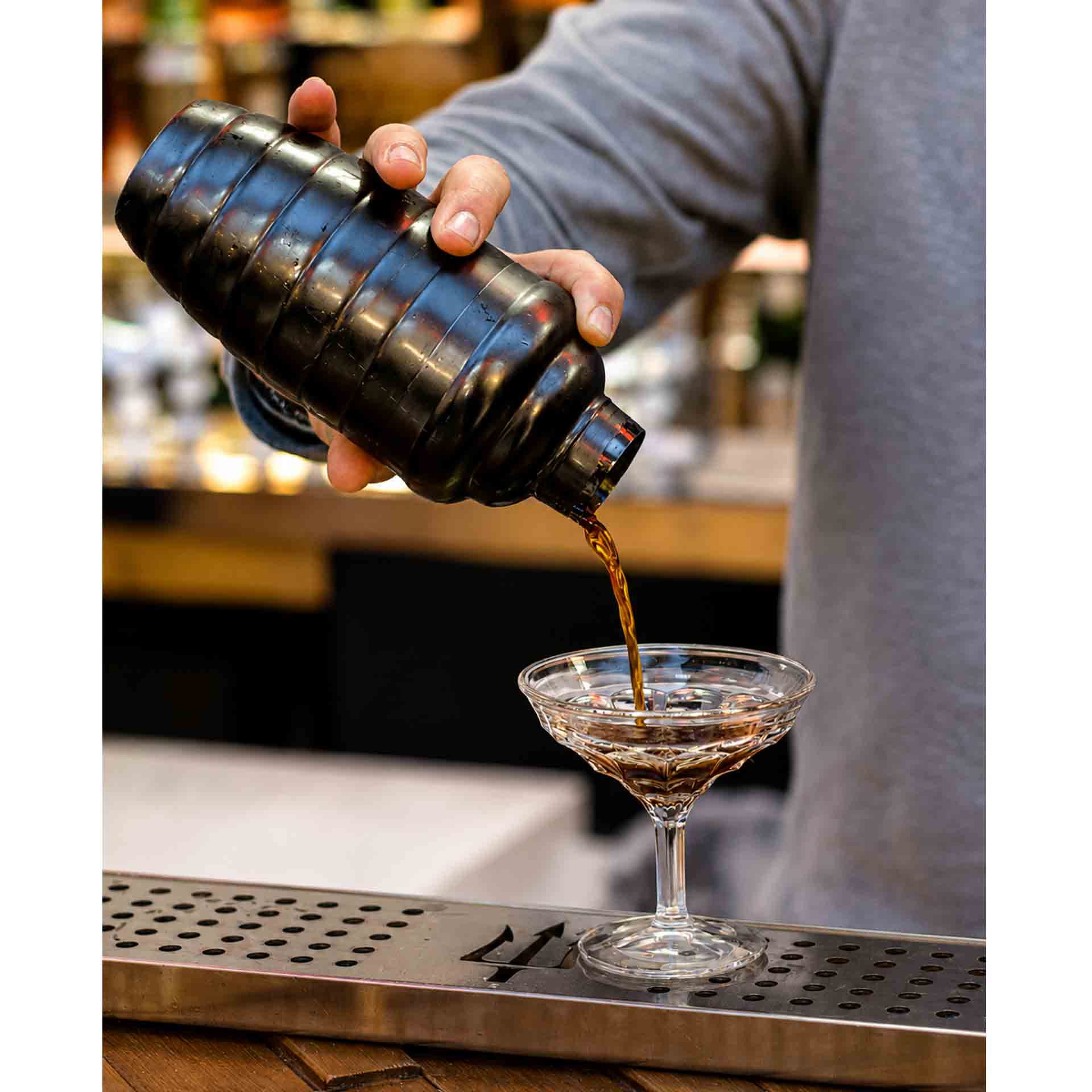 Bomber 500 Shaker Cocktail 500Ml Black