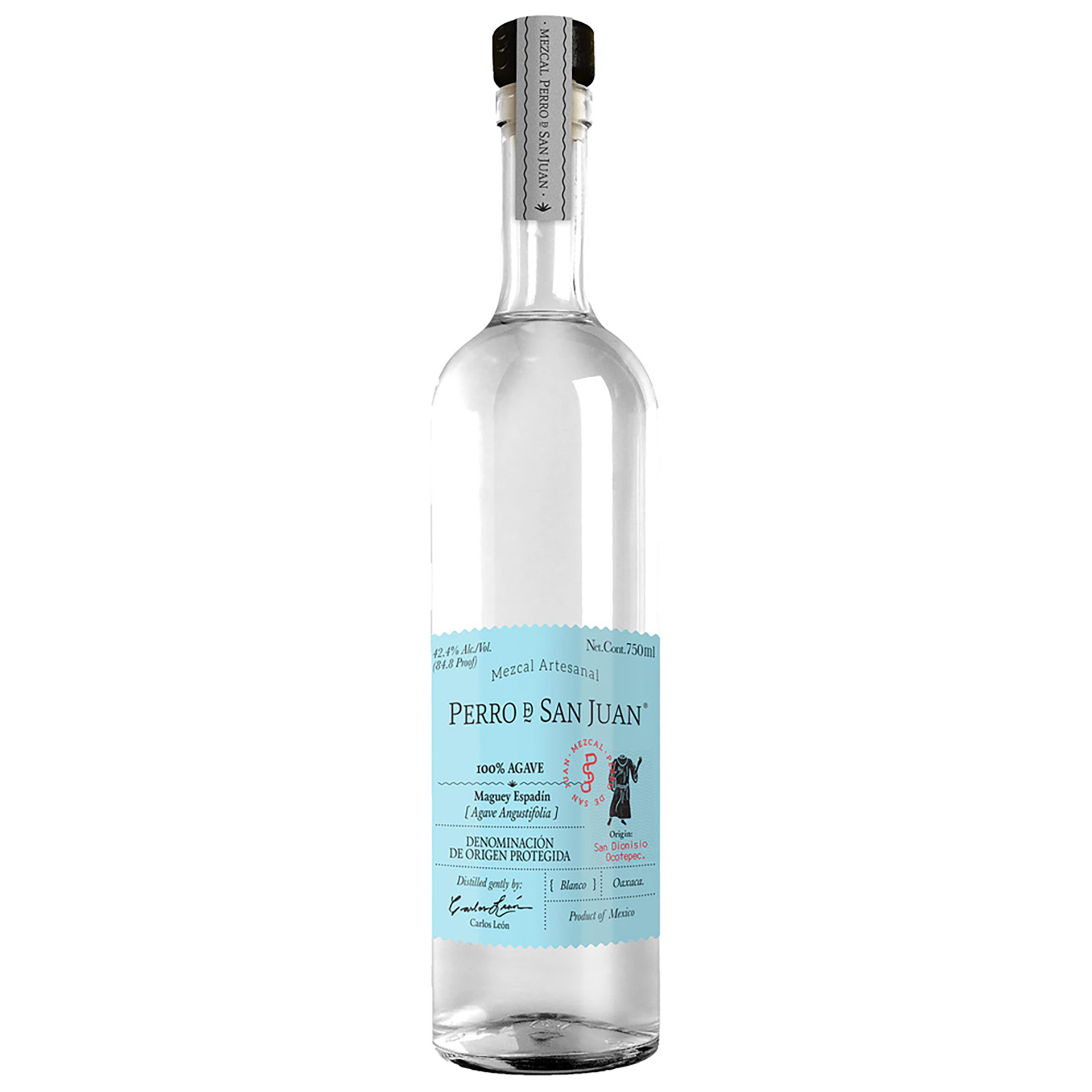 Mezcal Perro De San Juan Espadin Azul 70Cl 42,4%
