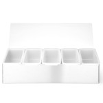 Bar Condiment Holder 5 Containers S/S