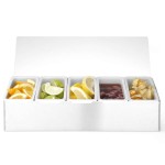 Bar Condiment Holder 5 Containers S/S
