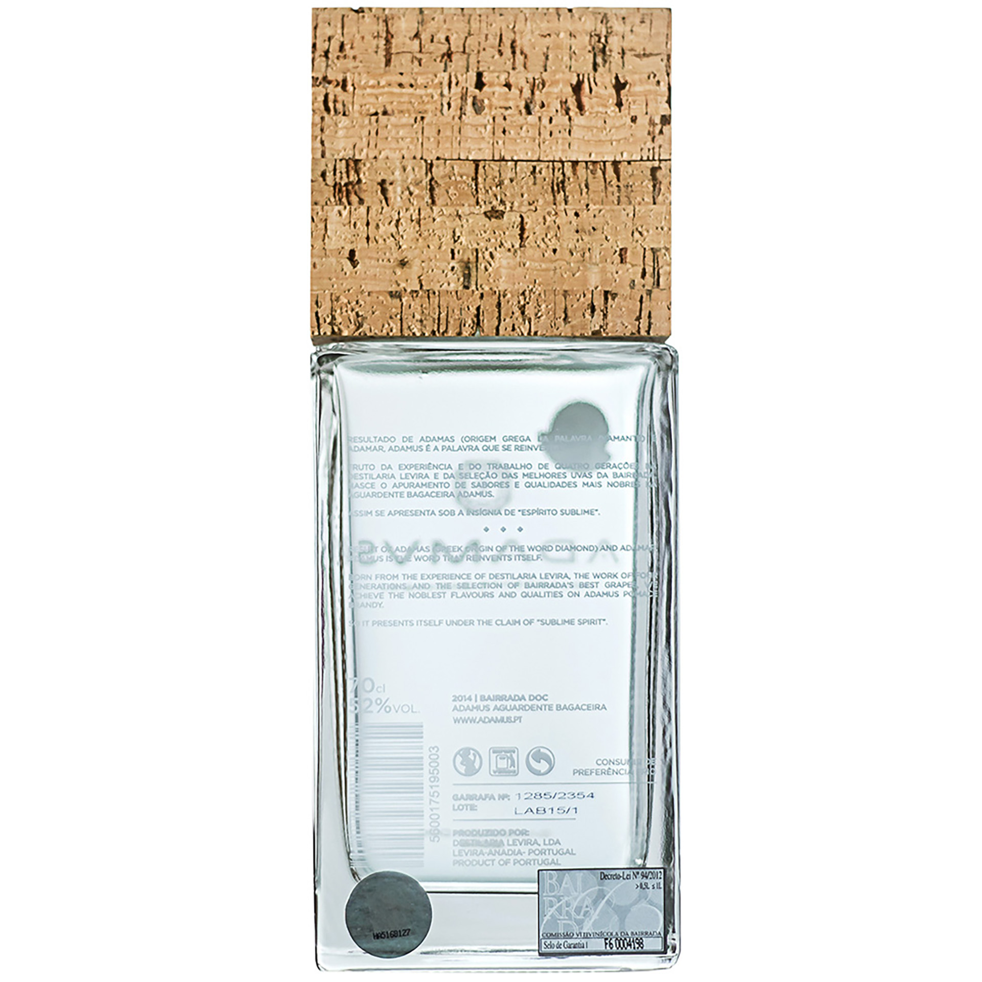 Brandy Bagaceira Adamus 70Cl