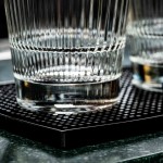 Bar Mat Black Rubber 60X20Cm