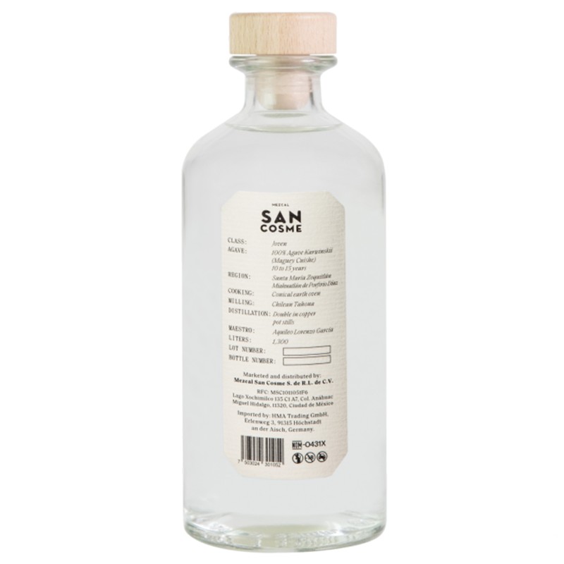 Mezcal San Cosme Artesano Ed. 05  50Cl 51%