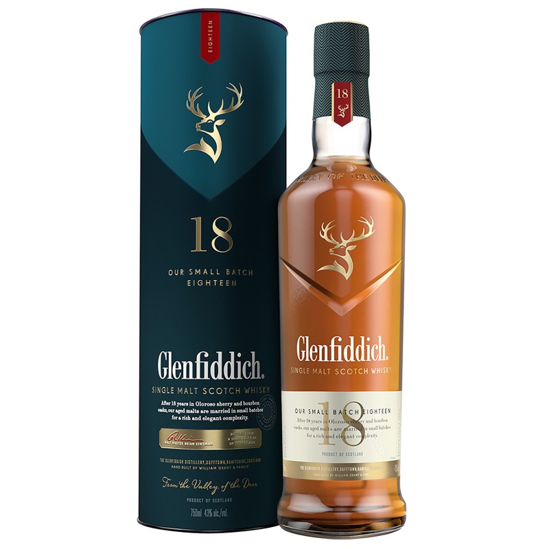 Whisky Single Malt Glenfiddich 18 Anos Esc�cia 70Cl