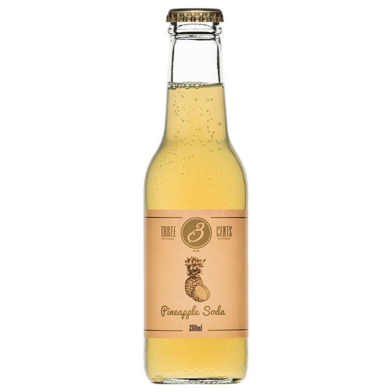 Three Cents Ananás Soda 200Ml