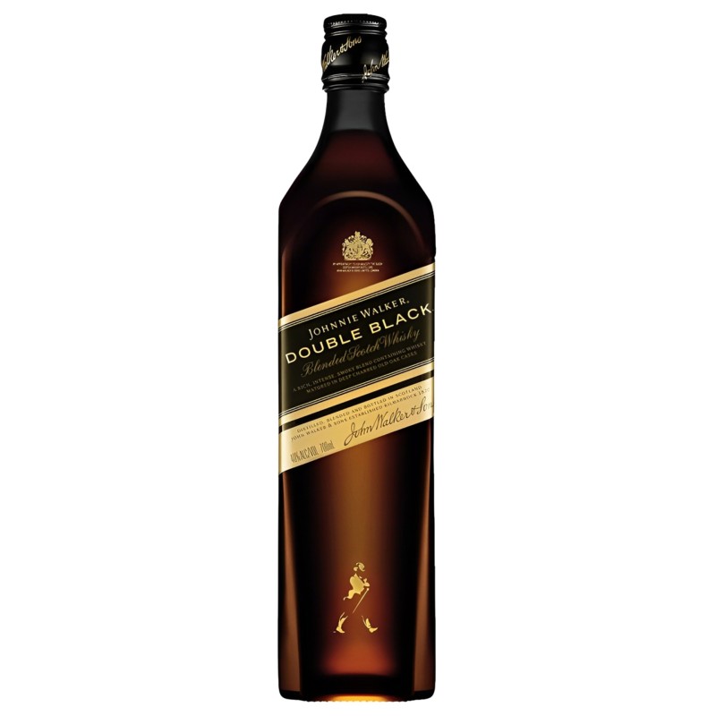 Whisky Blended Johnnie Walker Double Black Esc�cia 70Cl